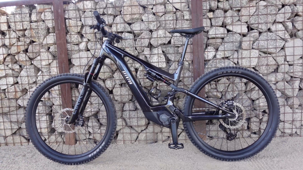 Carbon Front Triangle on the Aventon Current EXP