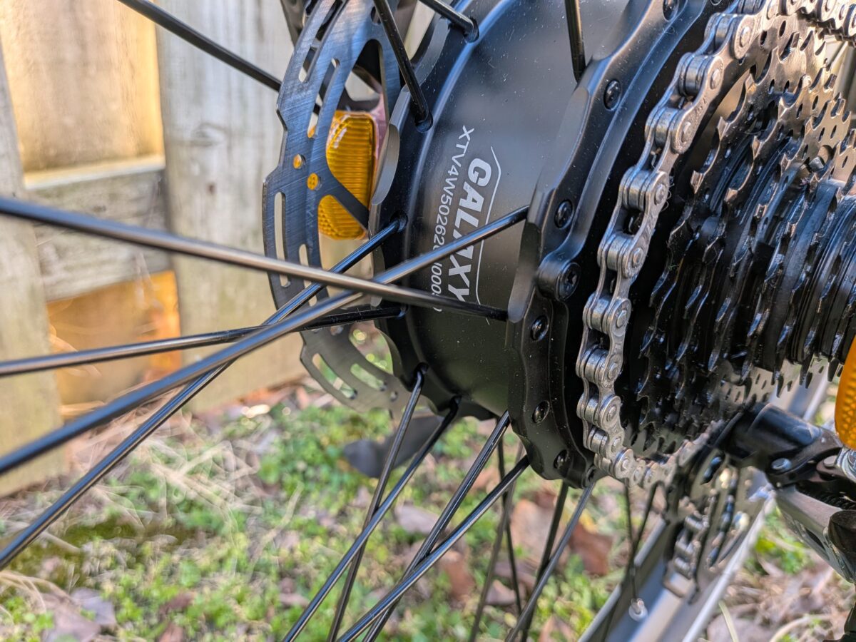 Galaxy eDrive 750W Hub Motor on the Heybike Venus