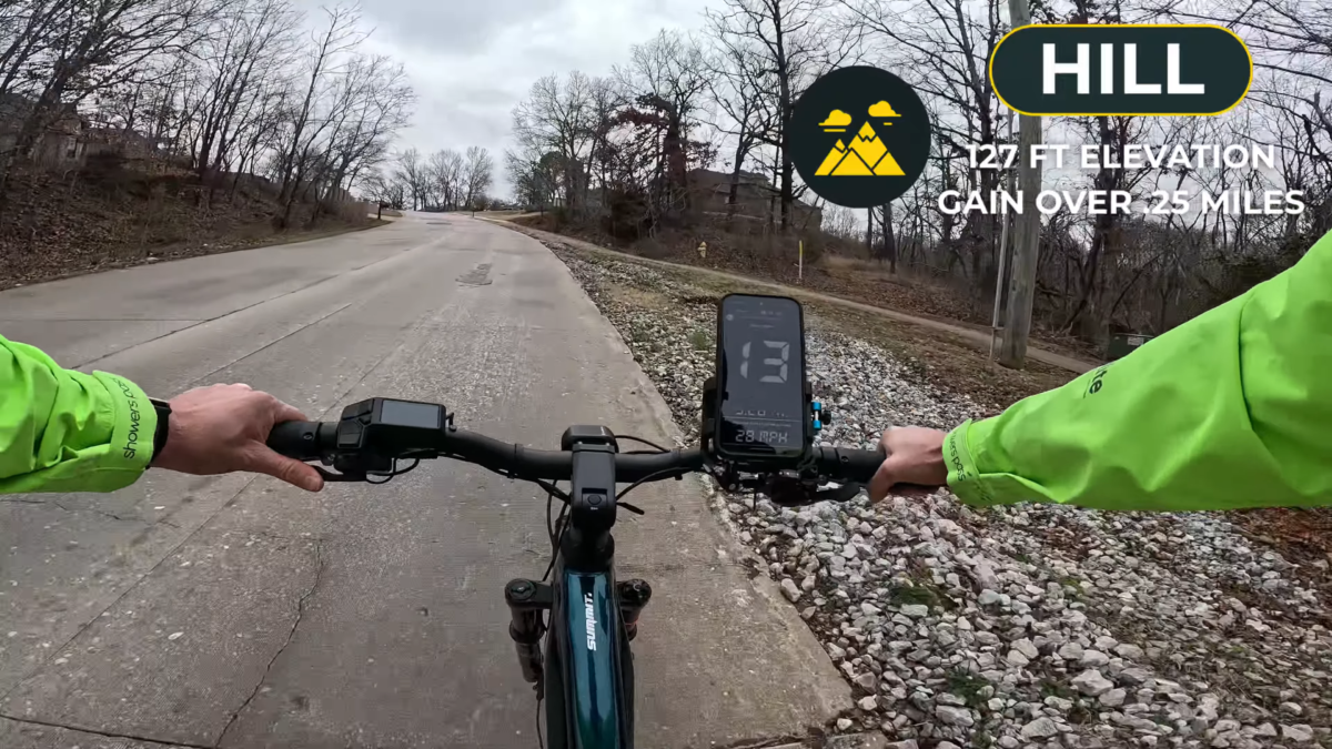 Hill Climb Test on the Velotric Summit 2