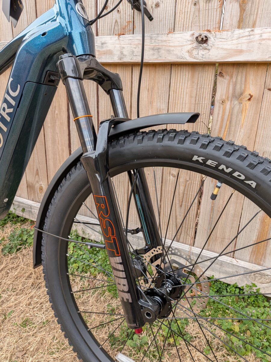 RST Vibe Air Suspension Fork on the Velotric Summit 2