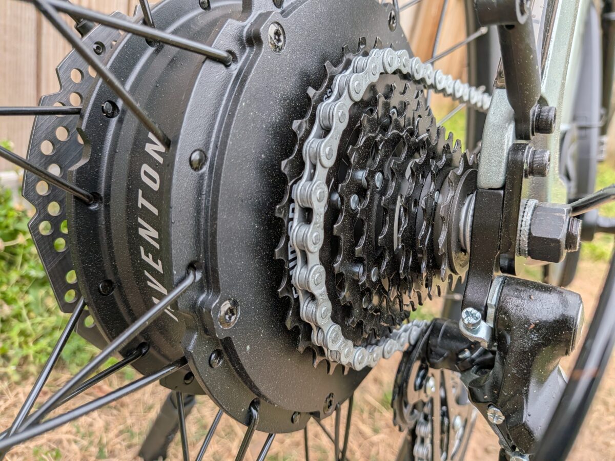 New 750W Rear Hub Motor (1188W Peak, 1440W Peak in Boost) on the Aventon Level 4 REC