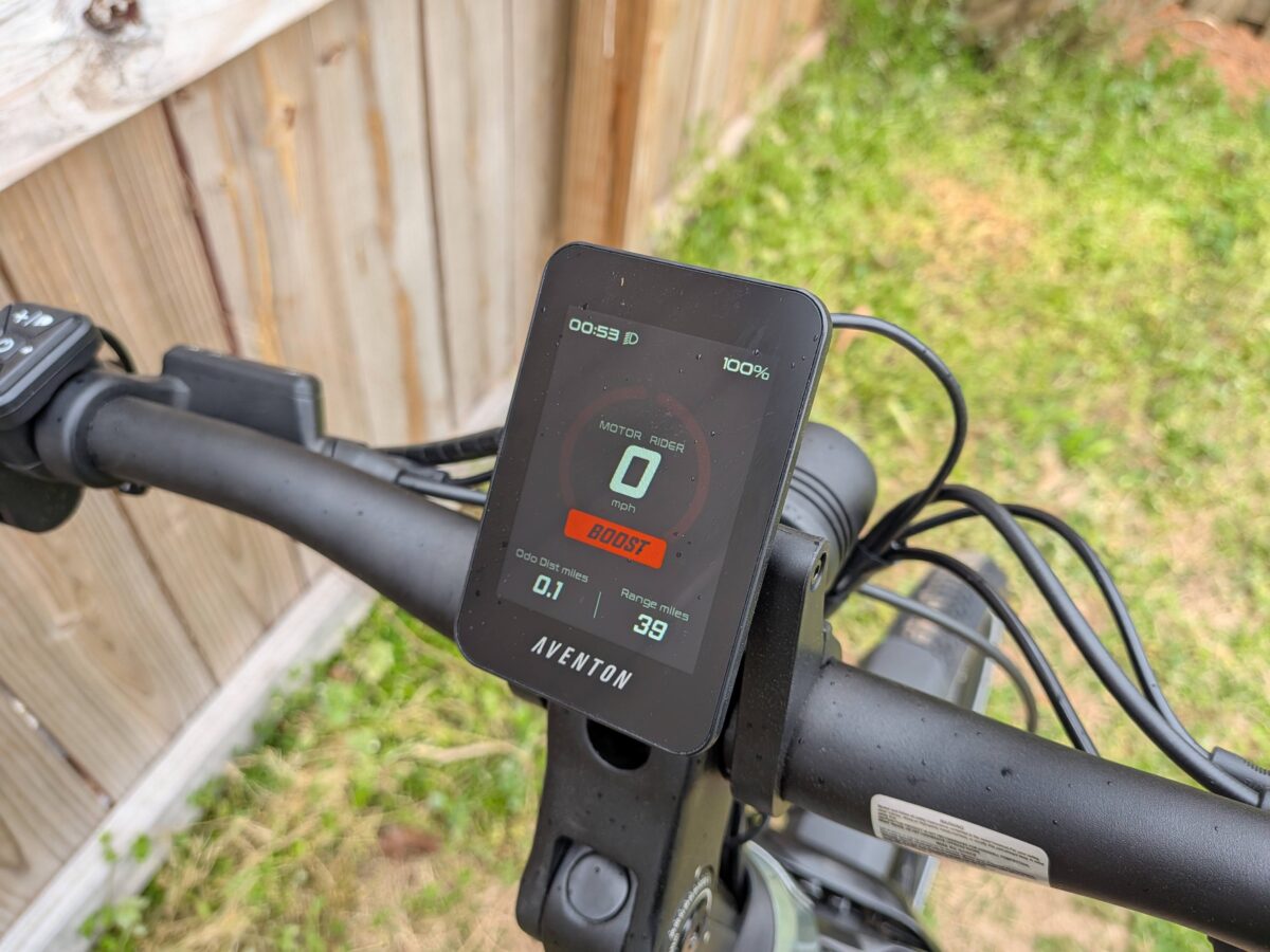 New Aventon A280 Display on the Aventon Level 4 REC