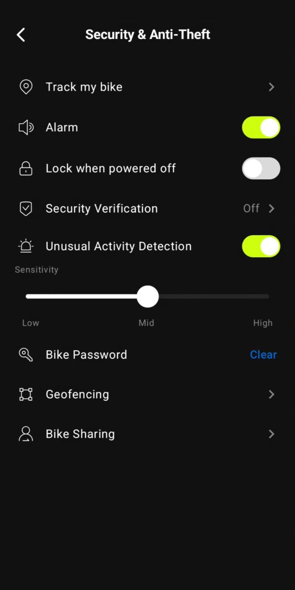 Aventon App Security Features