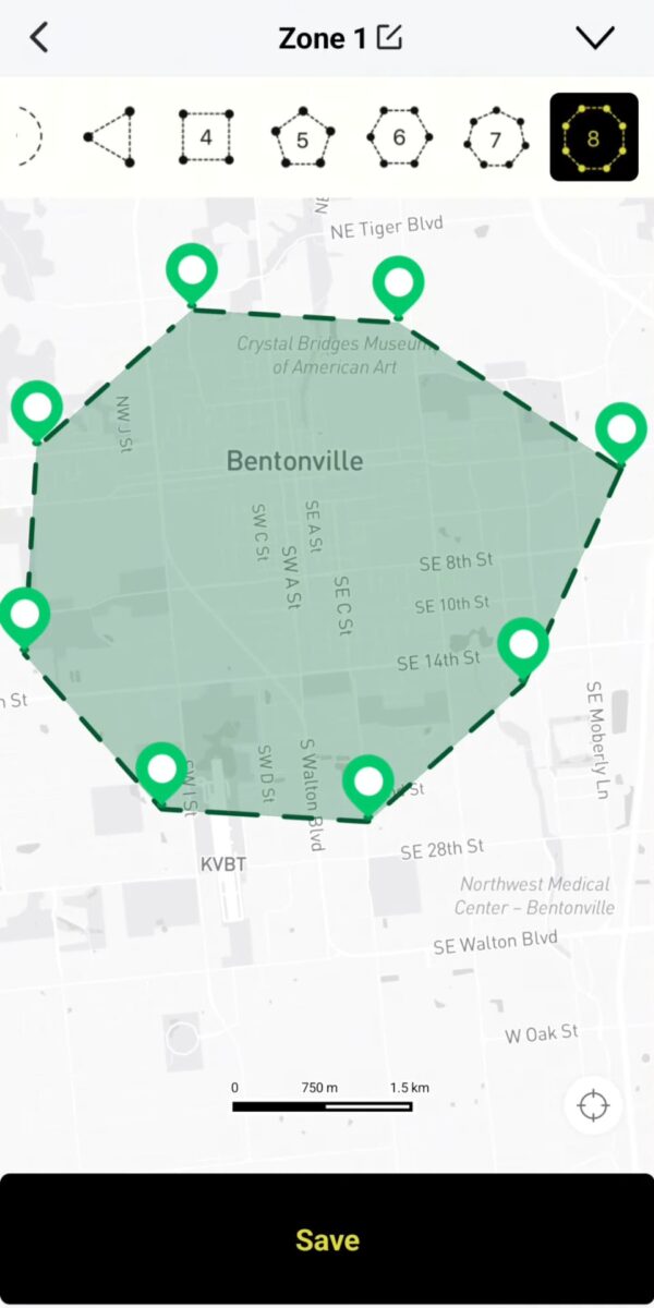 Allowed Area Geofencing on the Aventon App