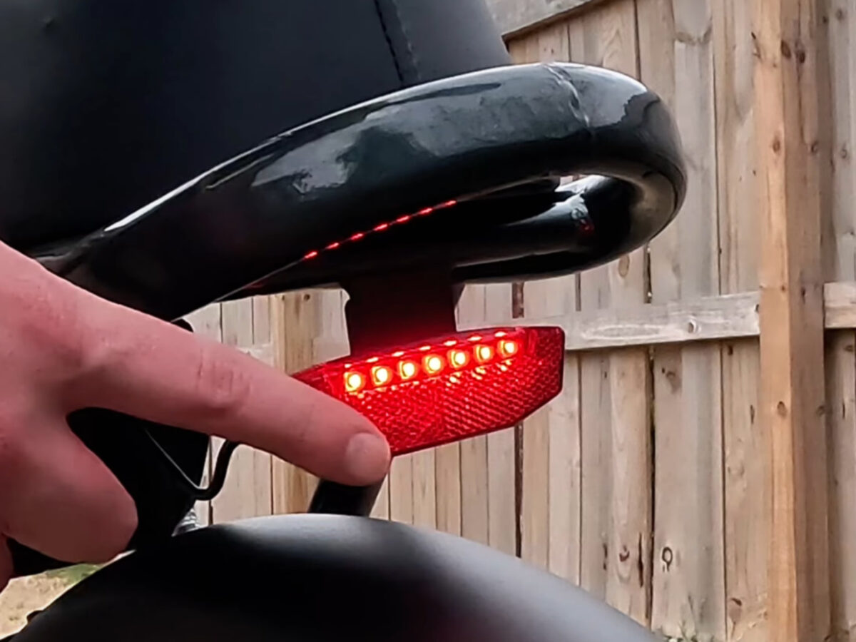 Taillight on the Gotrax Ranger