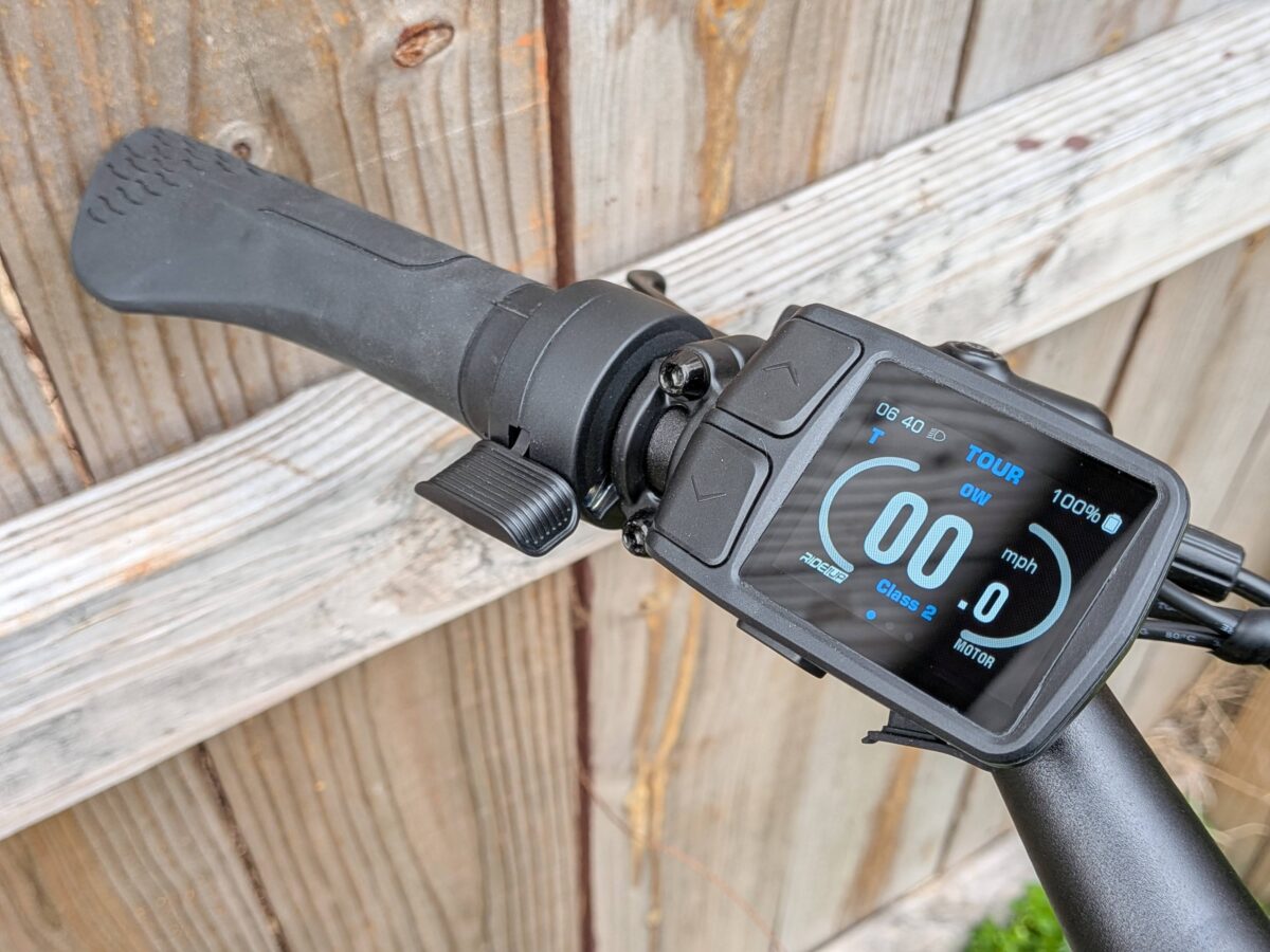 Right-side Thumb Throttle on the Ride1Up Vorsa Lite