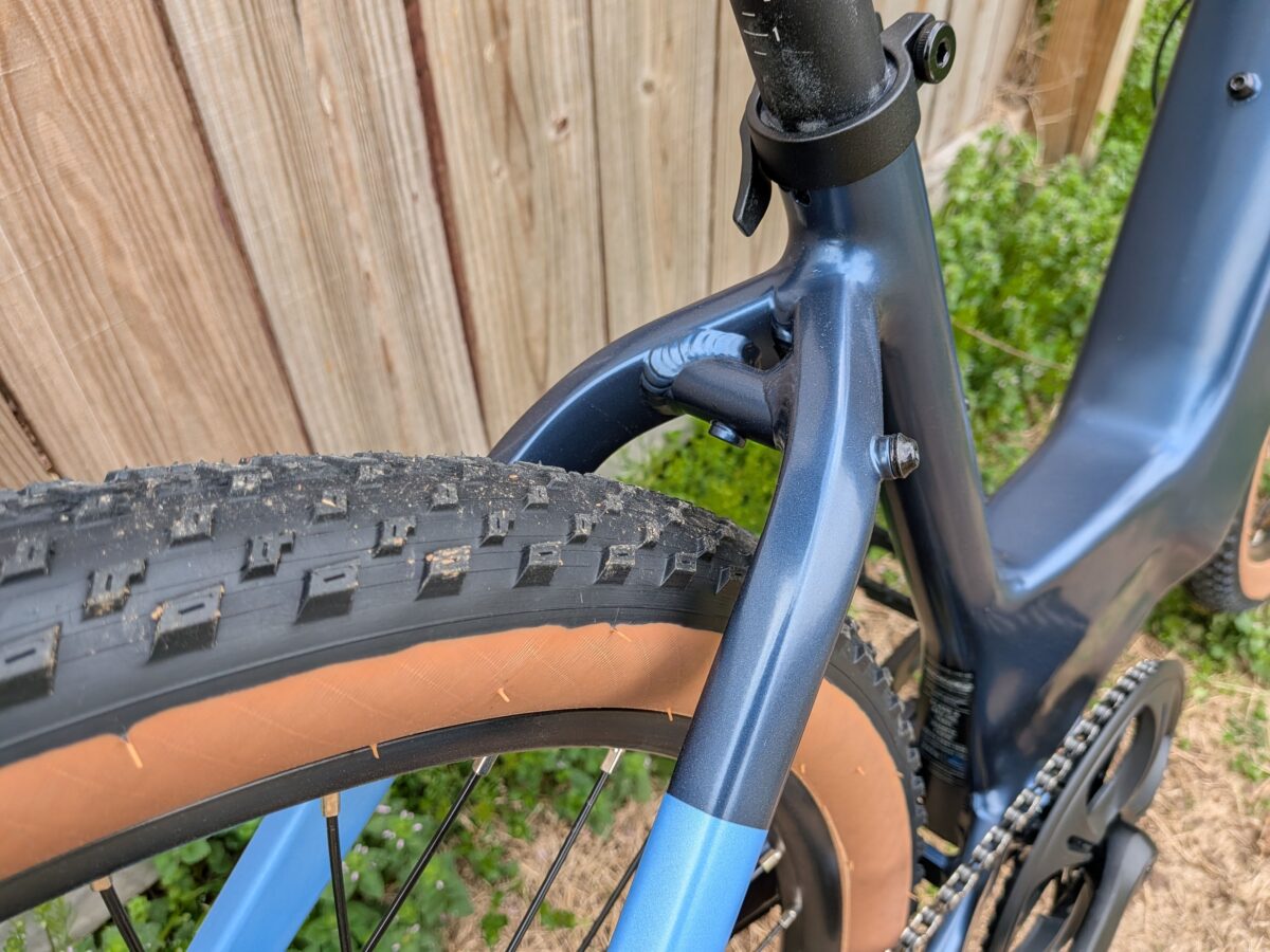 Rear Rack Mounting Points on the Ride1Up Vorsa Lite