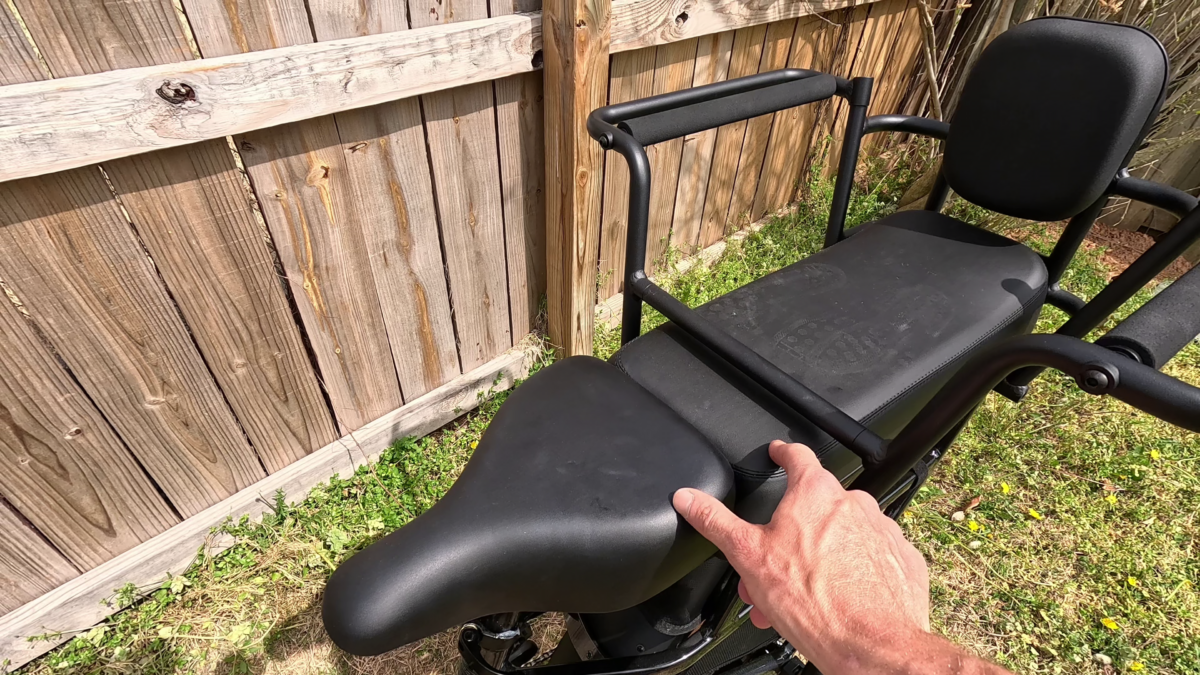 Custom Saddle on the Velotric GoMad