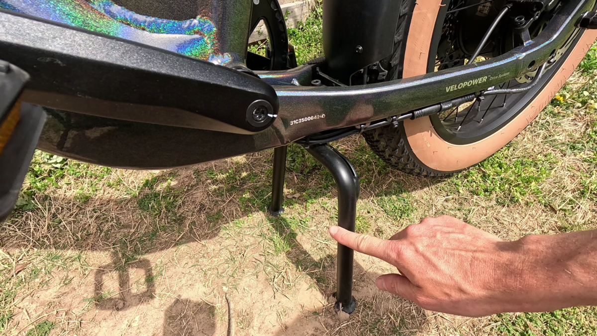 Dual Leg Kickstand on the Velotric GoMad