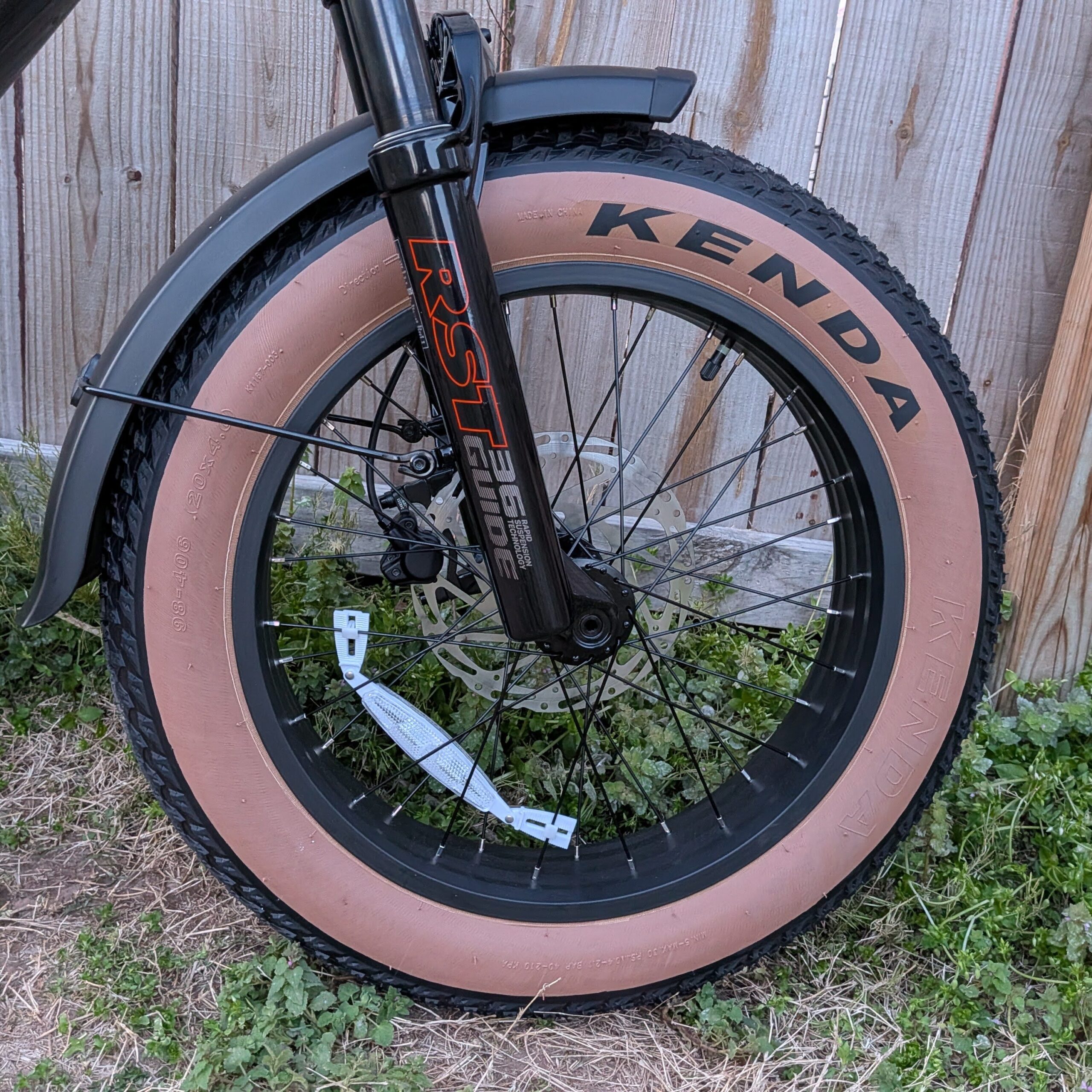 Kenda 20X4-inch Puncture Resistant Tires on the Velotric GoMad
