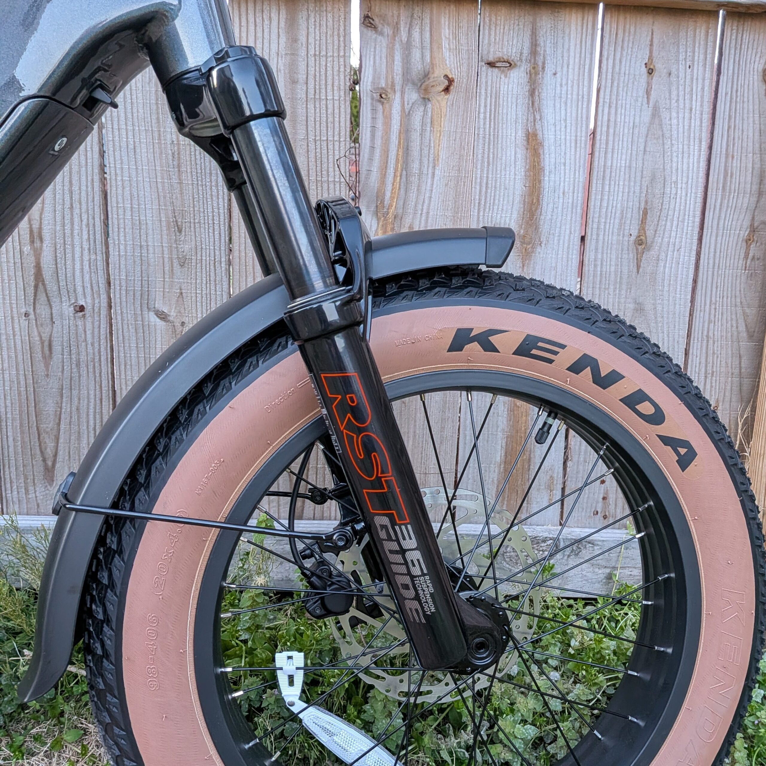 RST Front Suspension Fork on the Velotric GoMad