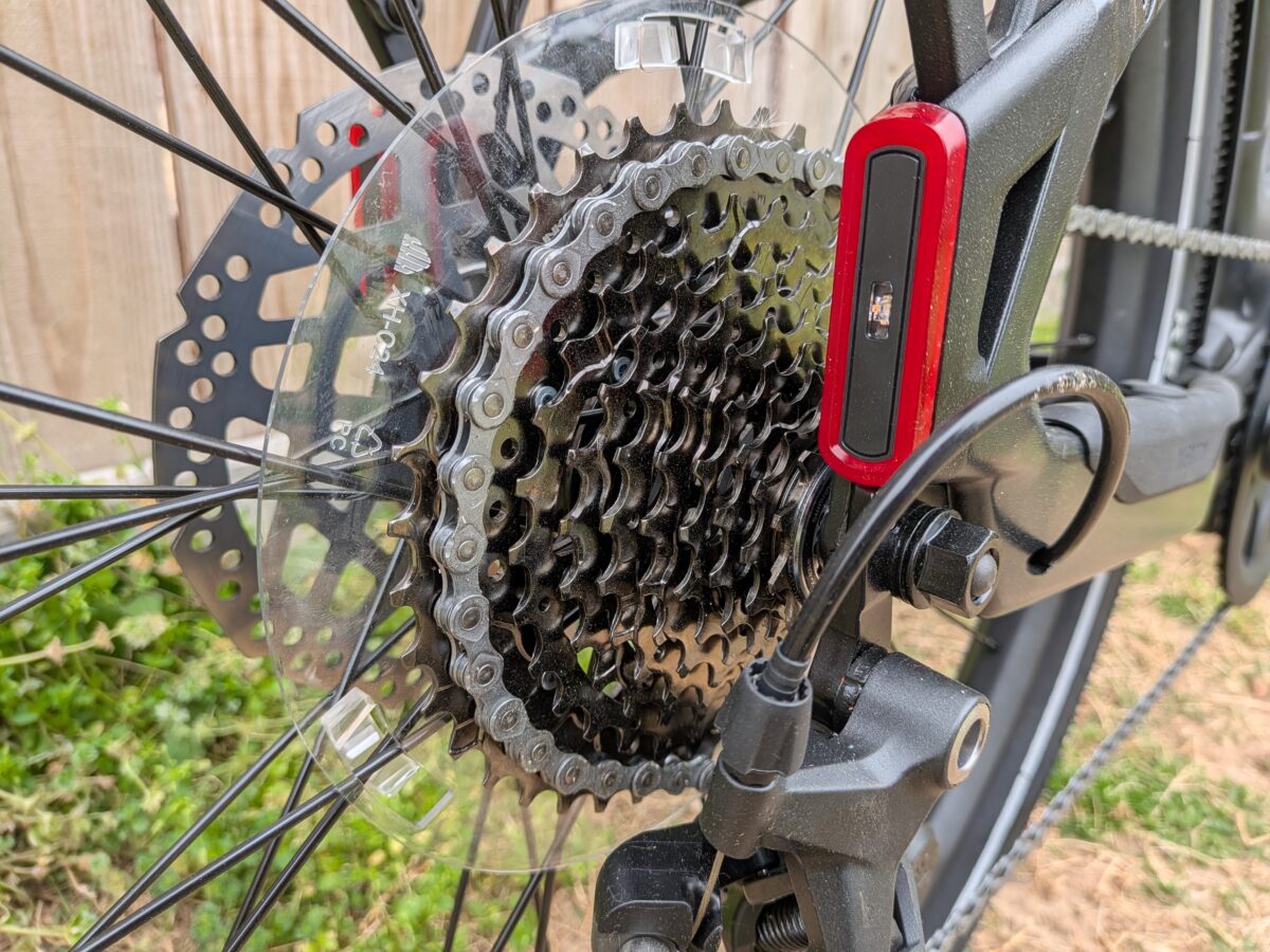 10-Speed 11-39T Cassette on the Aventon Level 4 ADV