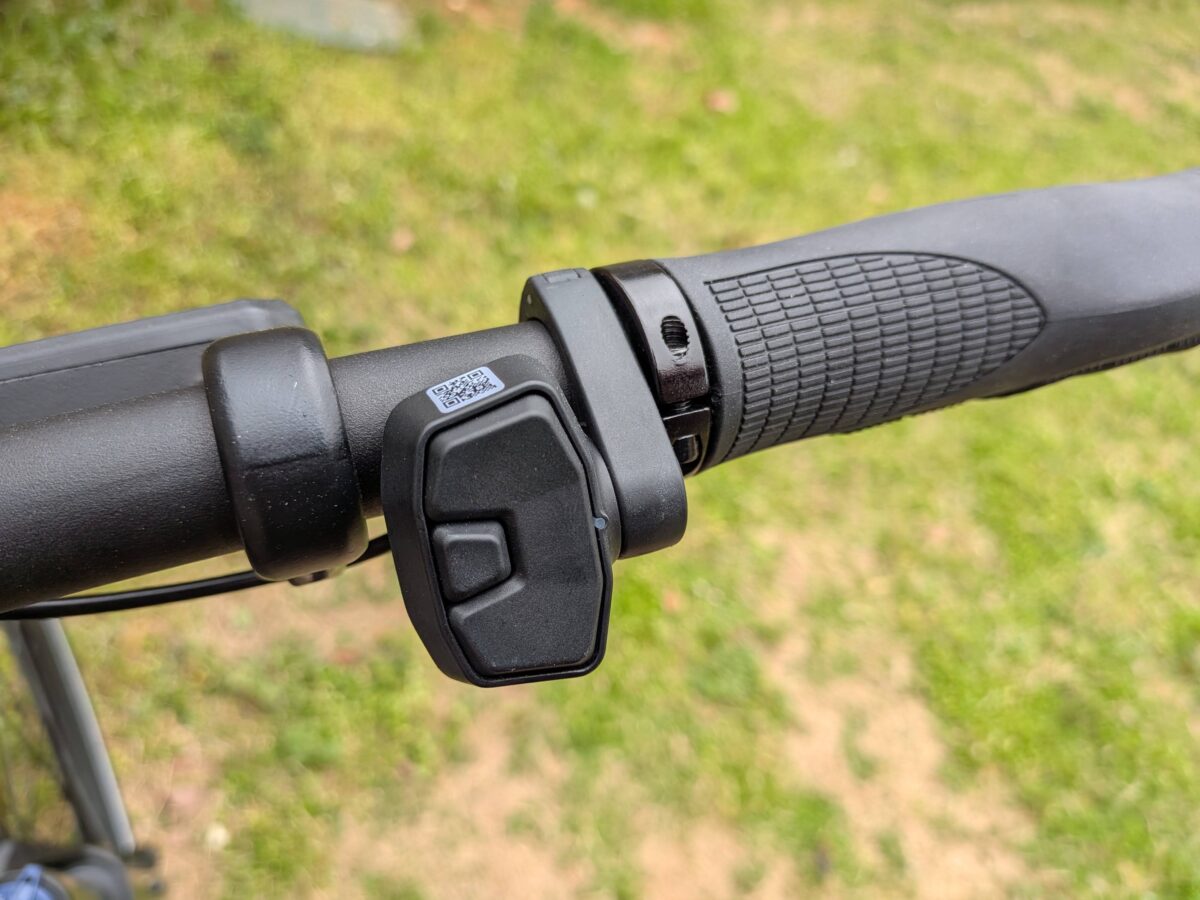 Electronic Shifter on the Aventon Level 4 ADV