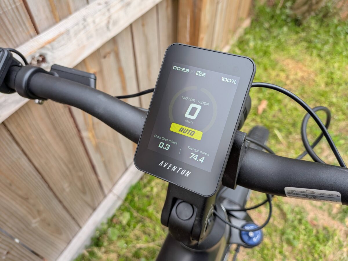 New Aventon A280 Display on the Level 4 ADV