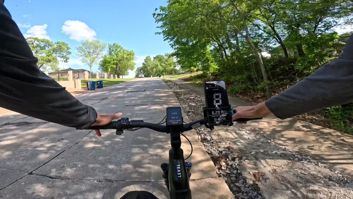Aventon Level 4 ADV Hill Climb Test
