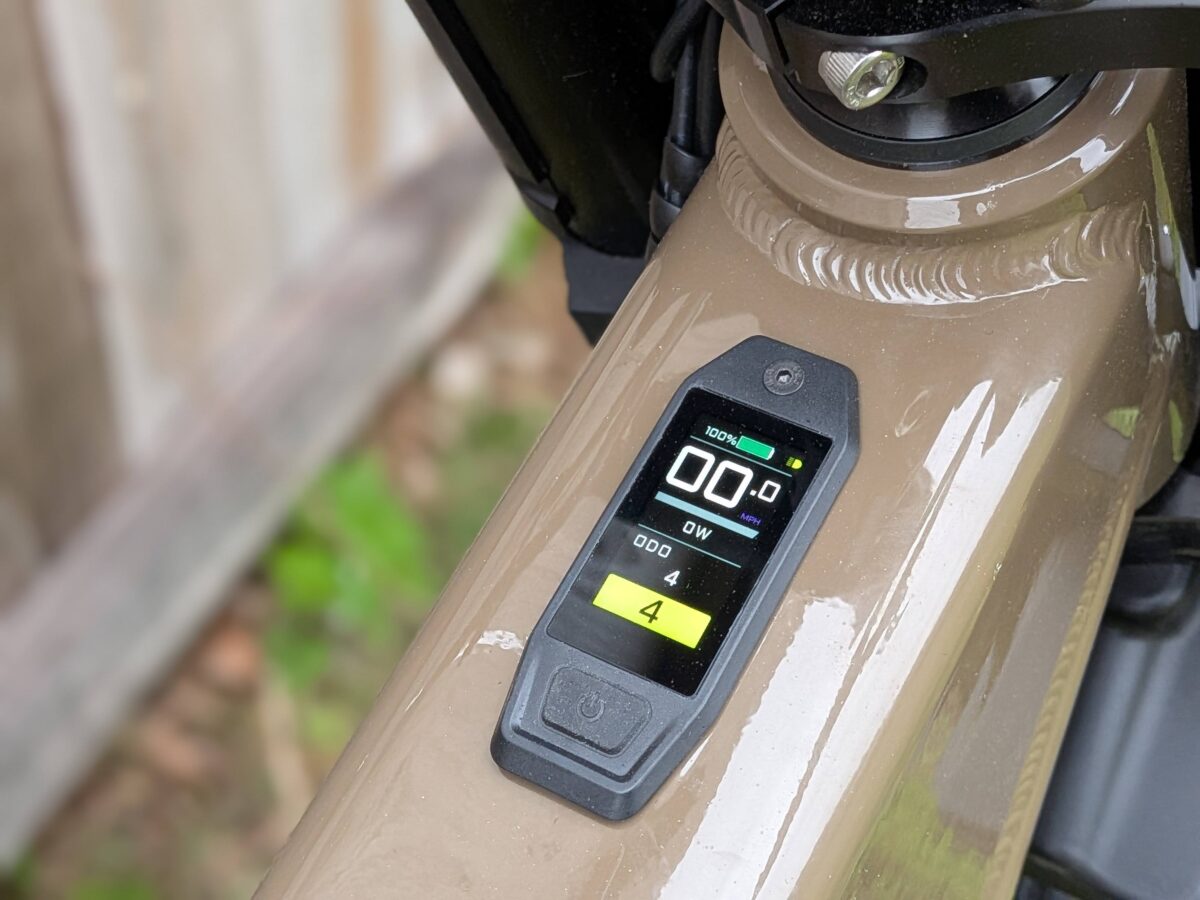 Integrated TFT Display on the Juiced Scrambler Hardtail