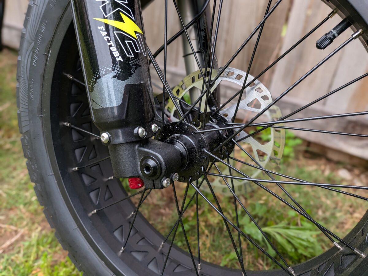 Rebound Adjustment on the Juiced Scrambler Hardtail's KKE Suspension fork