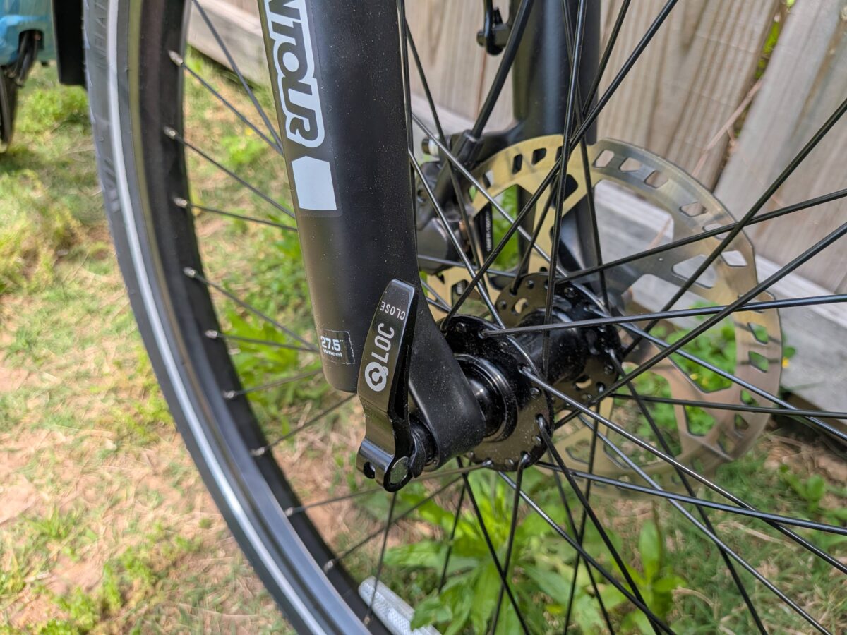 Quick Release Thru Axle on the Lectric XPress 2