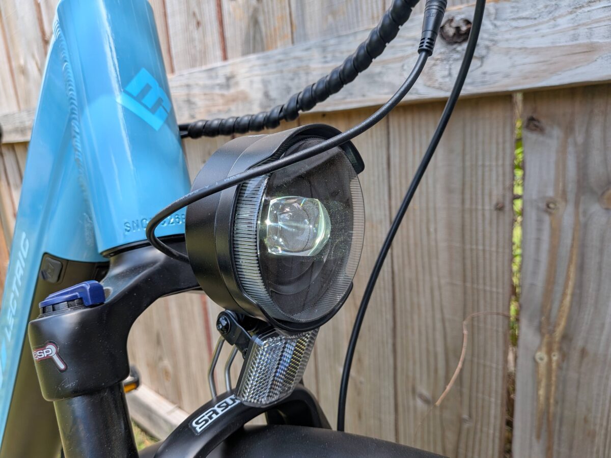 Lectric's Elite Headlight on the XPress 2