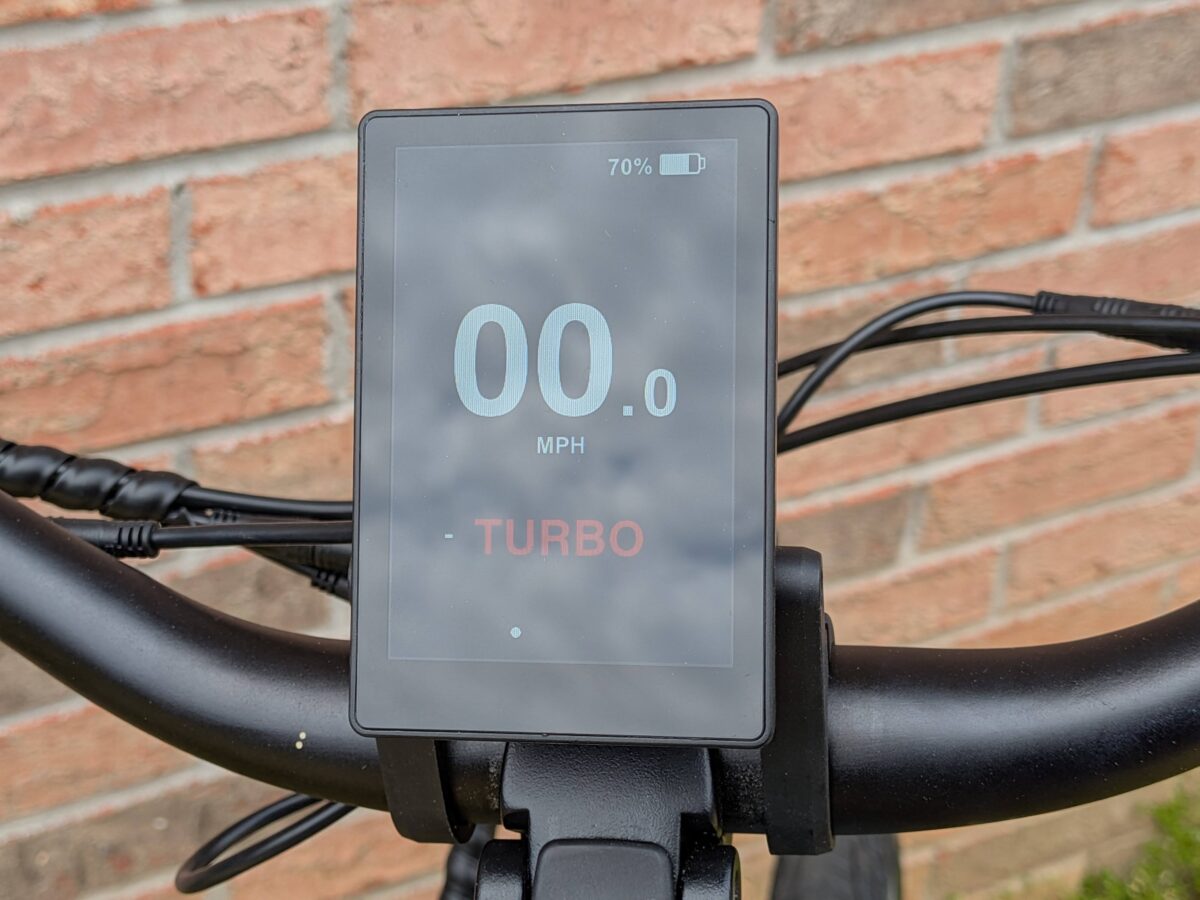 New detachable TFT Display on the Lectric XPress 2