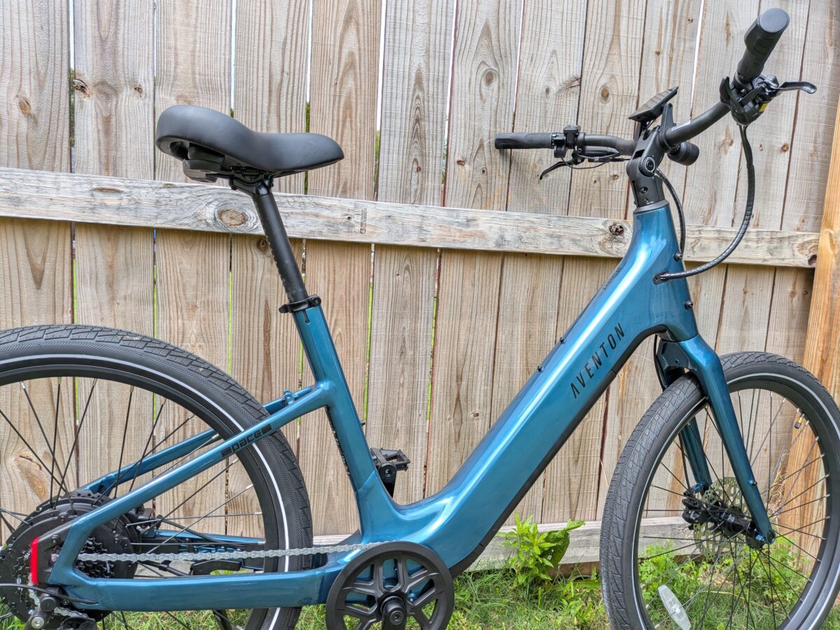 Easy Step Thru Pedal Forward Geometry Aventon Pace 5 REC