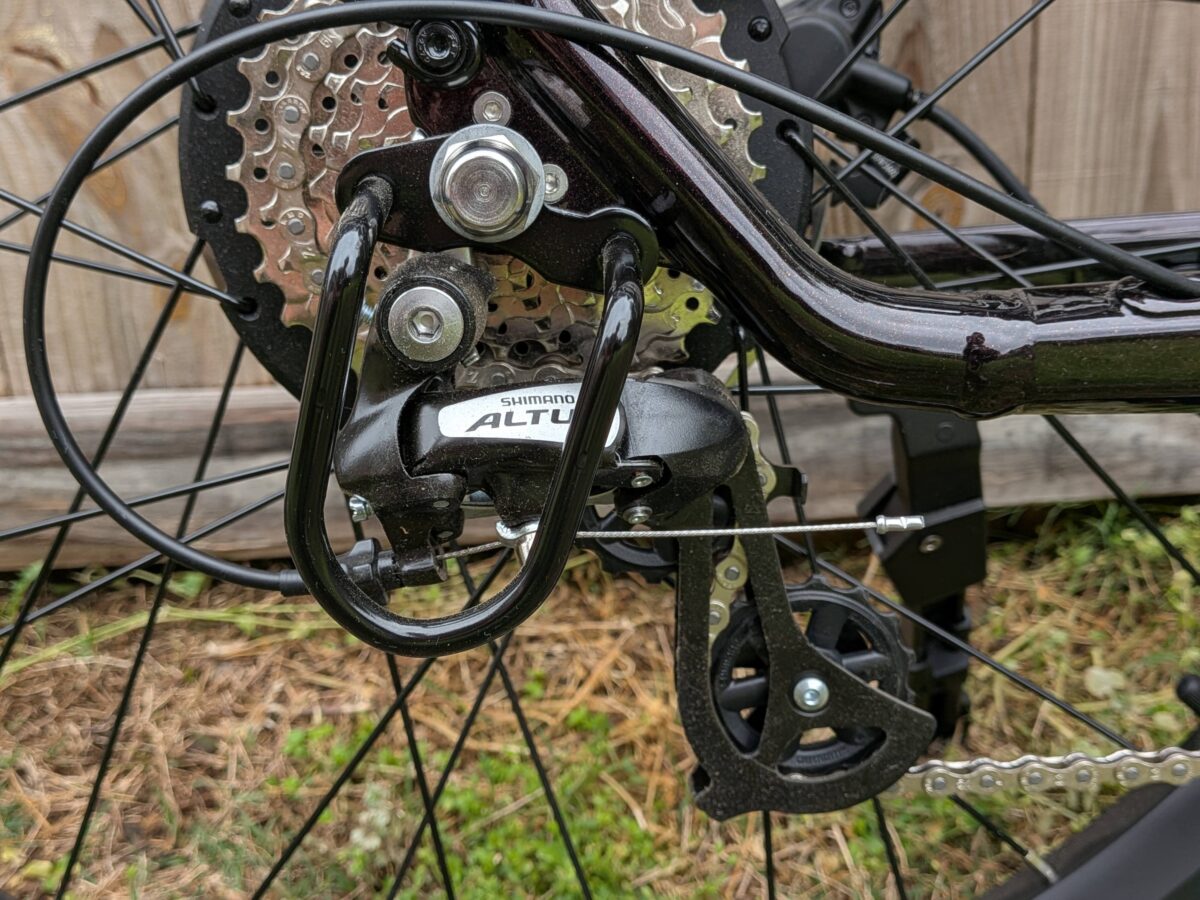 Shimano Altus Derailleur on the Stellar Falcon 2