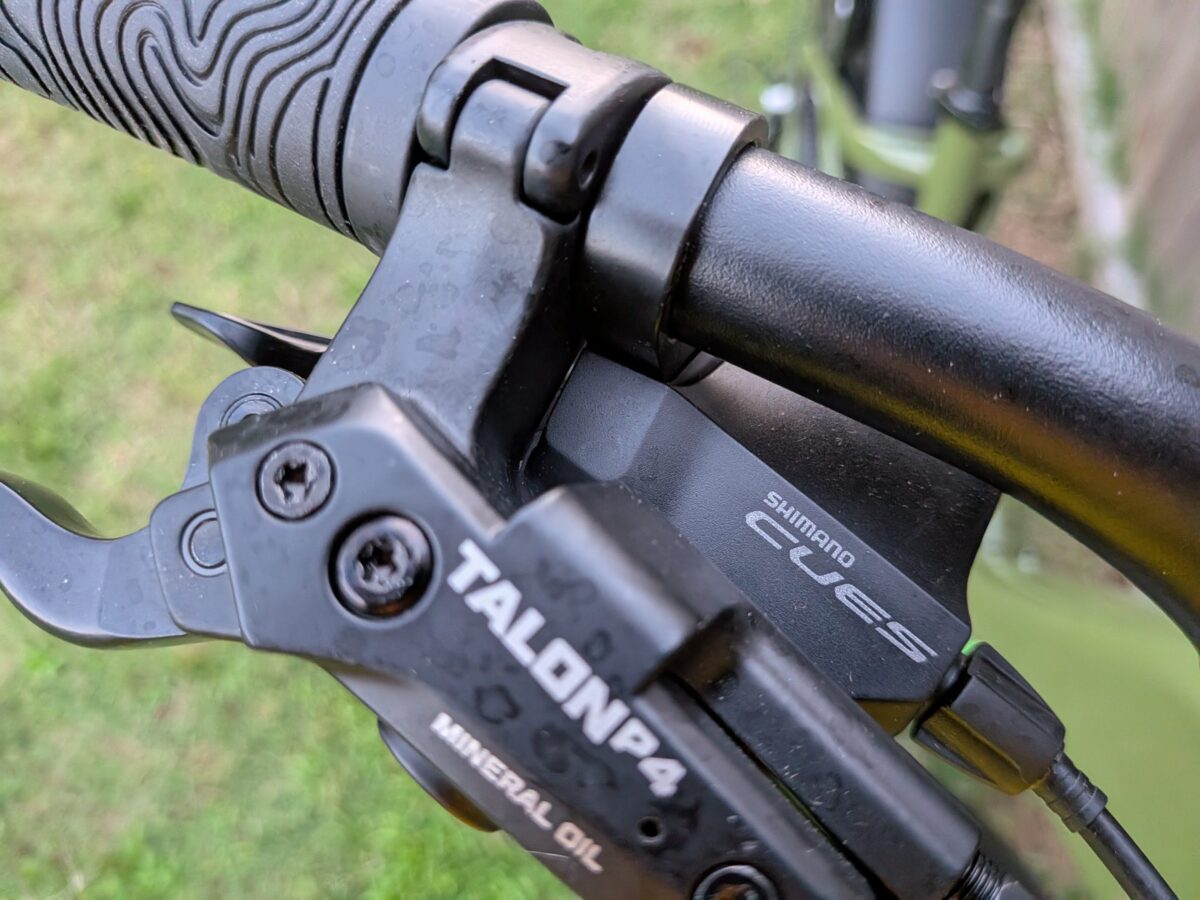 Monarc Marker Talon P4 Brake Lever and Shimano Cues shifter