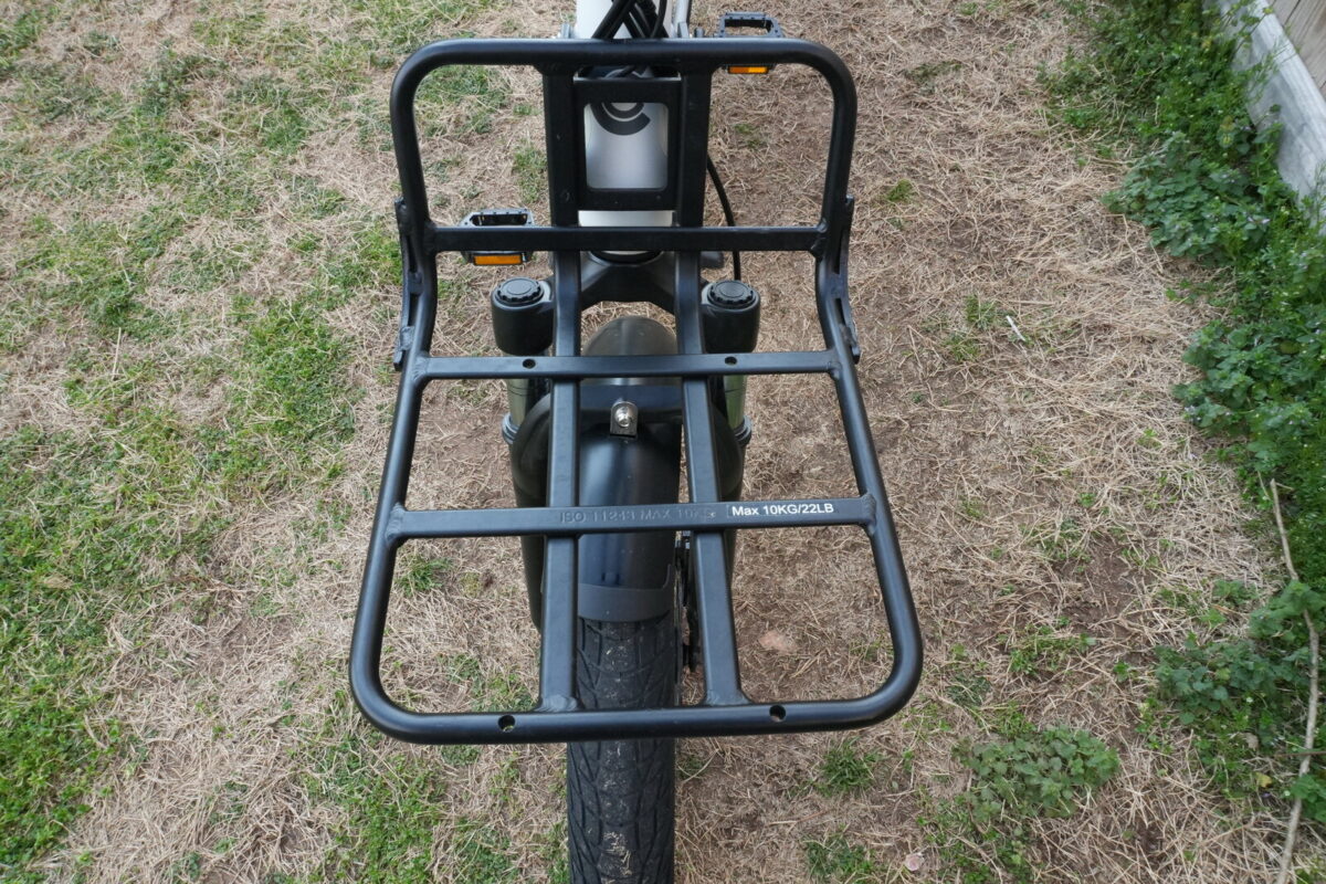 Walmart Concord LoadPro front rack top-down view