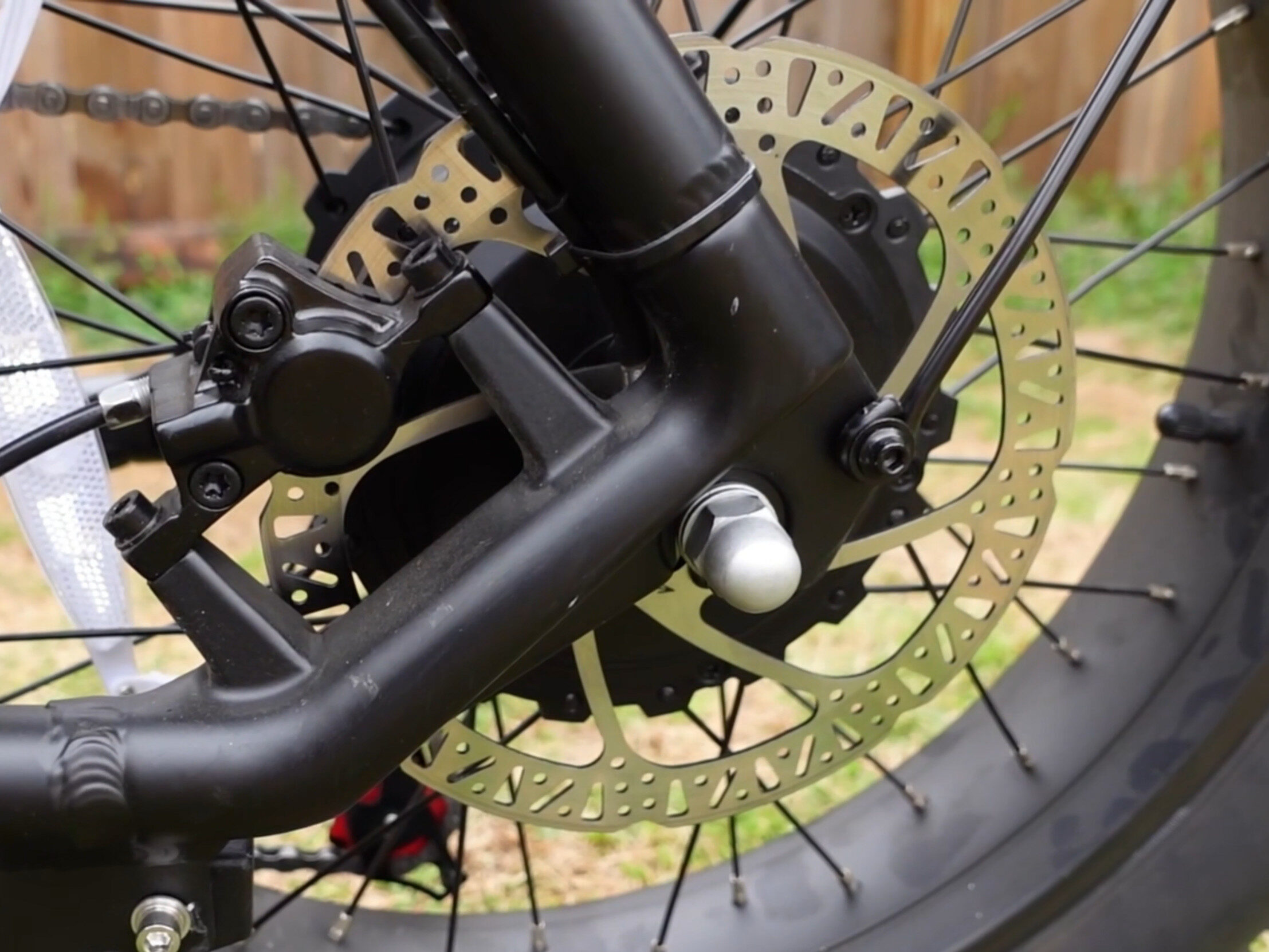 Walmart Concord Voltic hydraulic disc brake caliper and 180mm rotor