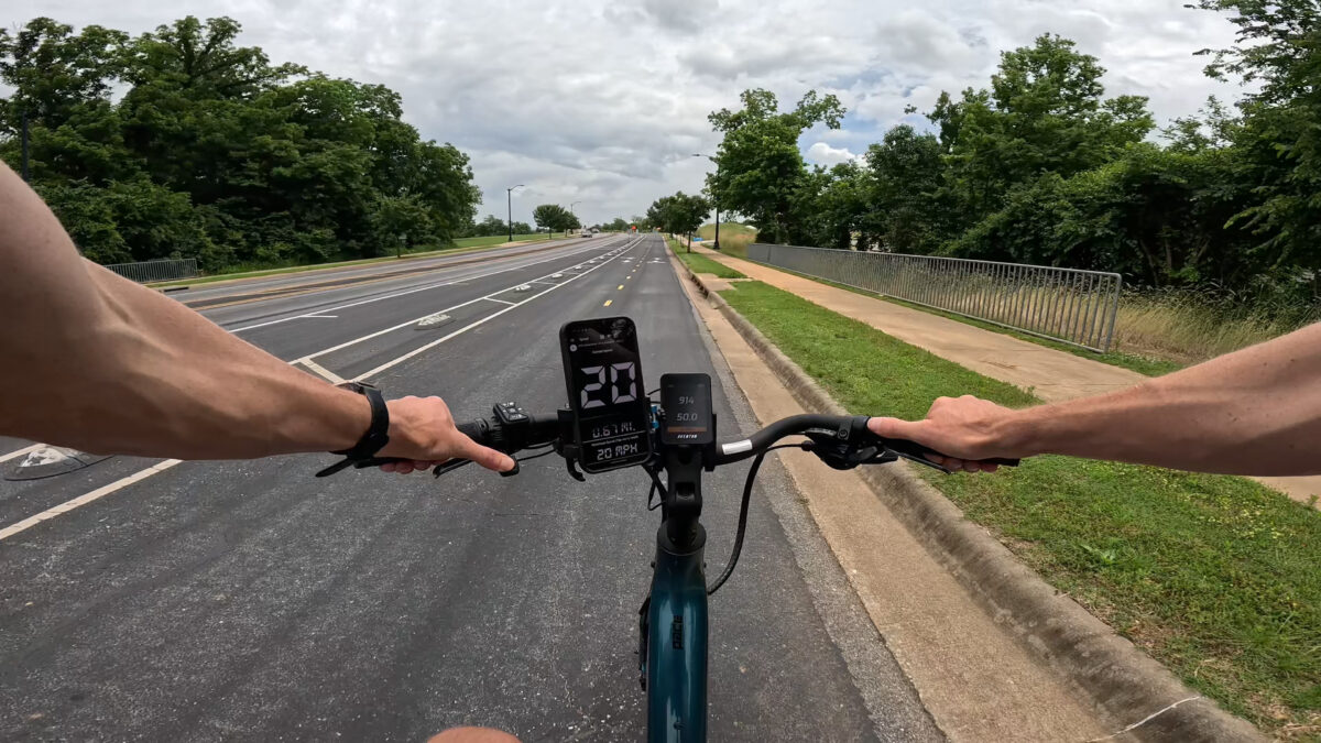 Aventon Pace 5 REC Throttle Only Acceleration Test (0-20 mph)