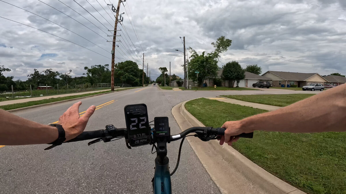 Aventon Pace 5 REC Review Cadence Sensor Testing