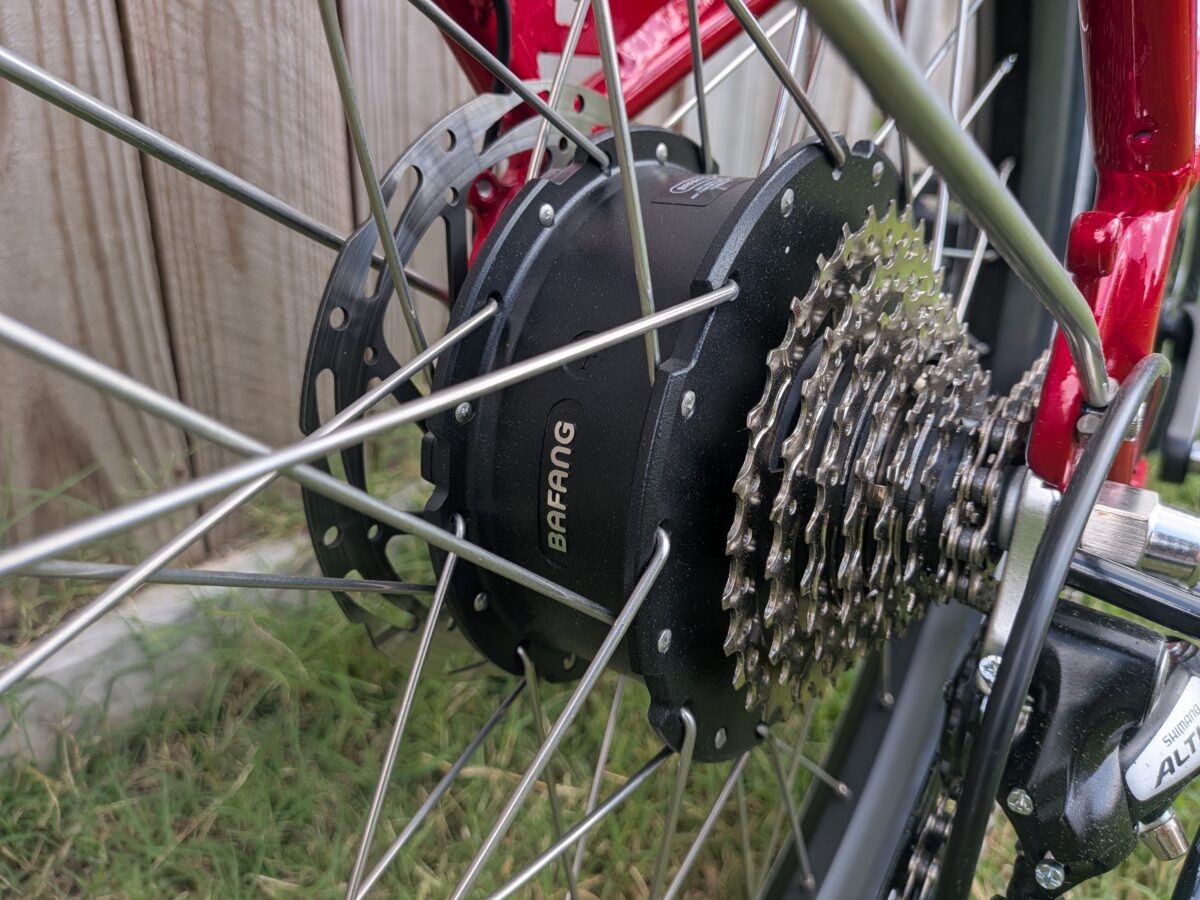 750W Bafang H560 geared hub motor on the Euphree City Robin 3