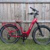Euphree City Robin 3 step-through commuter ebike in Heritage Red