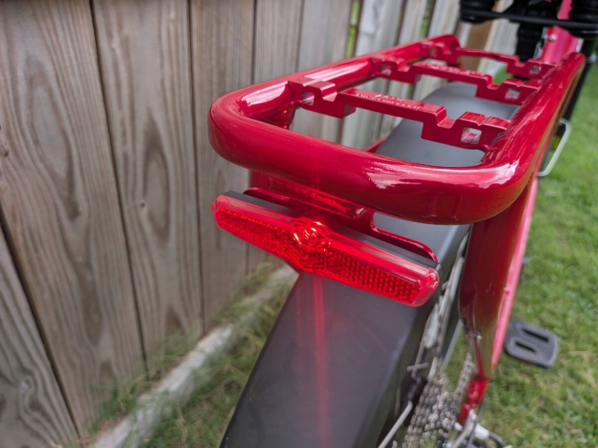 Rear light on the Euphree City Robin 3