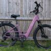 Side profile of the Monarc Tracer step-thru ebike