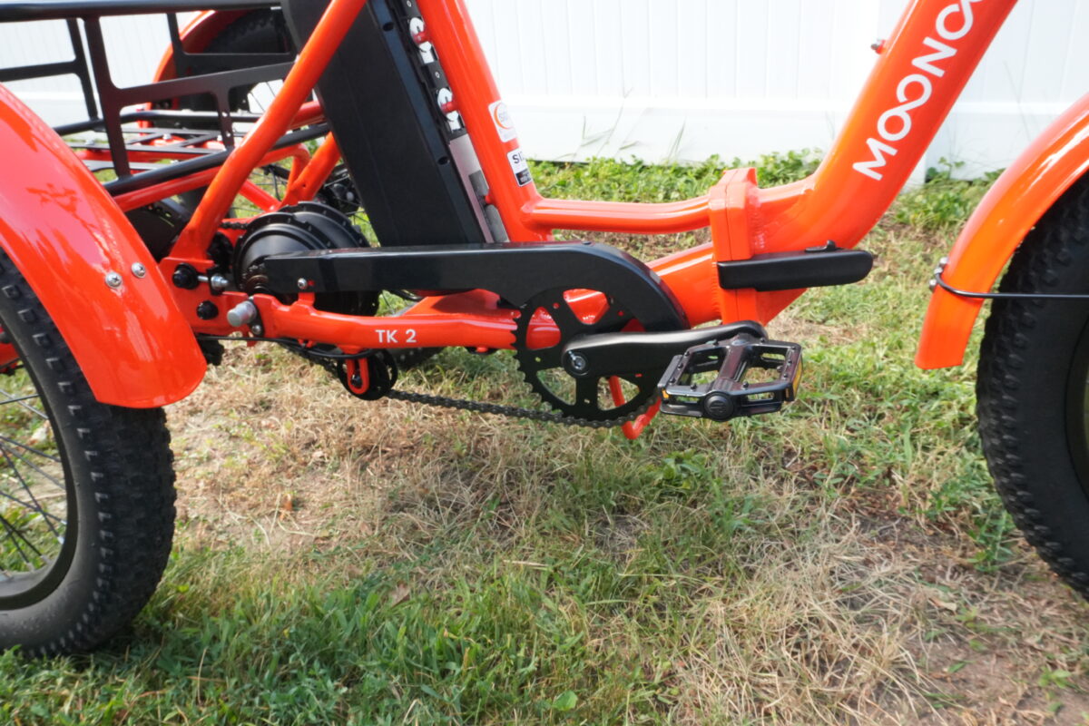 Mooncool TK2 single-speed drivetrain with 36T chainring and chain