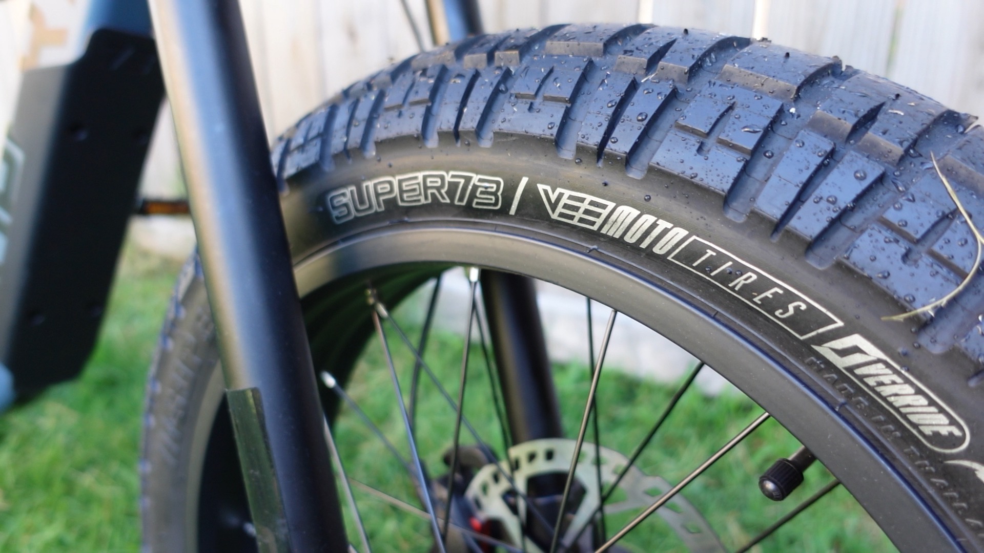 Vee BDGR fat tires on the SUPER73-B1G