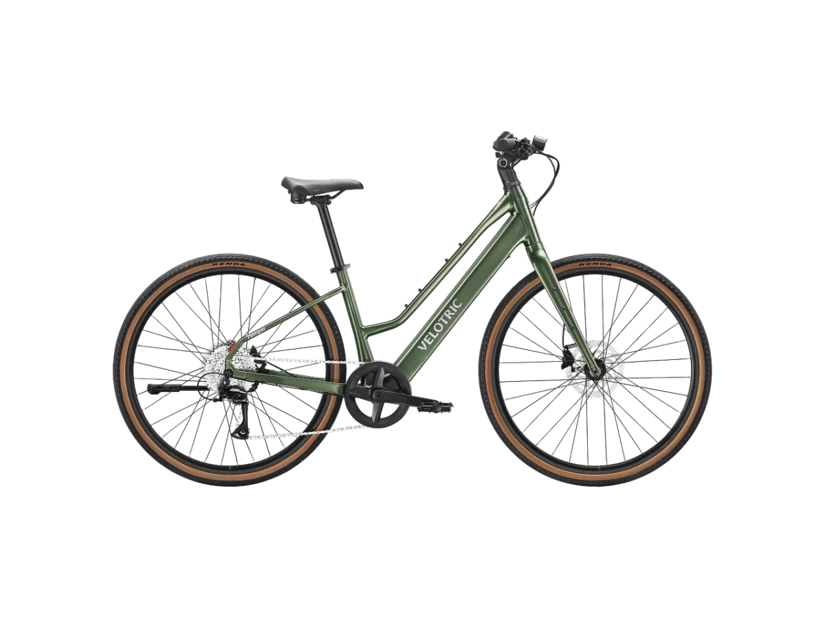 Velotric Tempo Mid-Step frame in Forest Evergreen