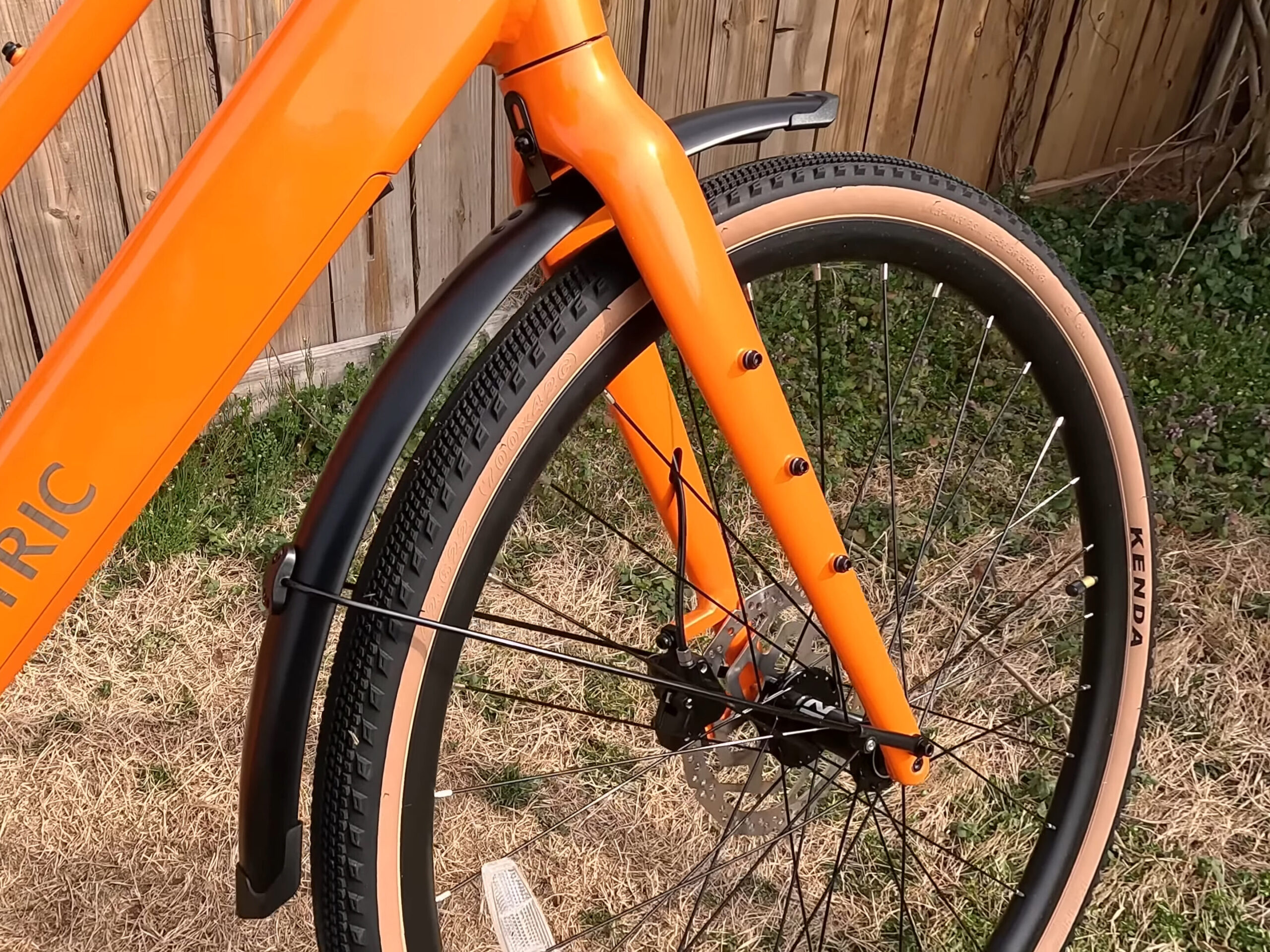 Front fender on the Velotric Tempo