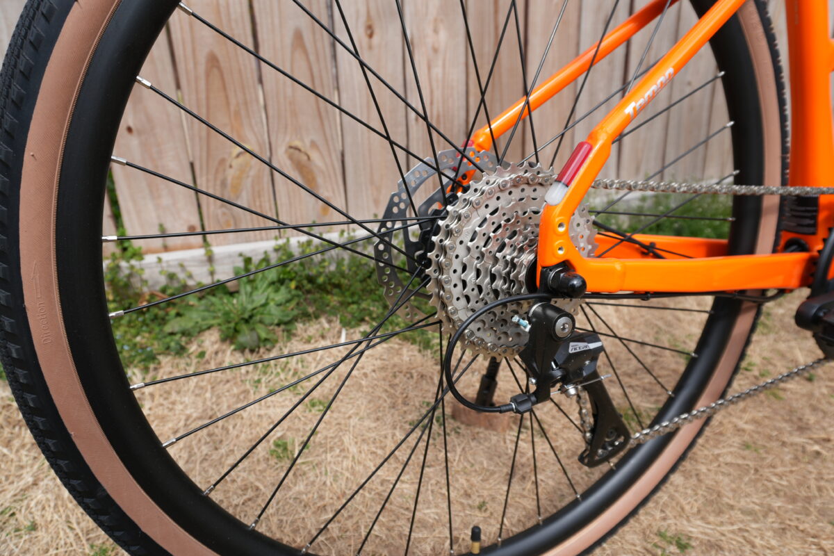 Seat stay integrated taillights and turn signals on the Velotric Tempo