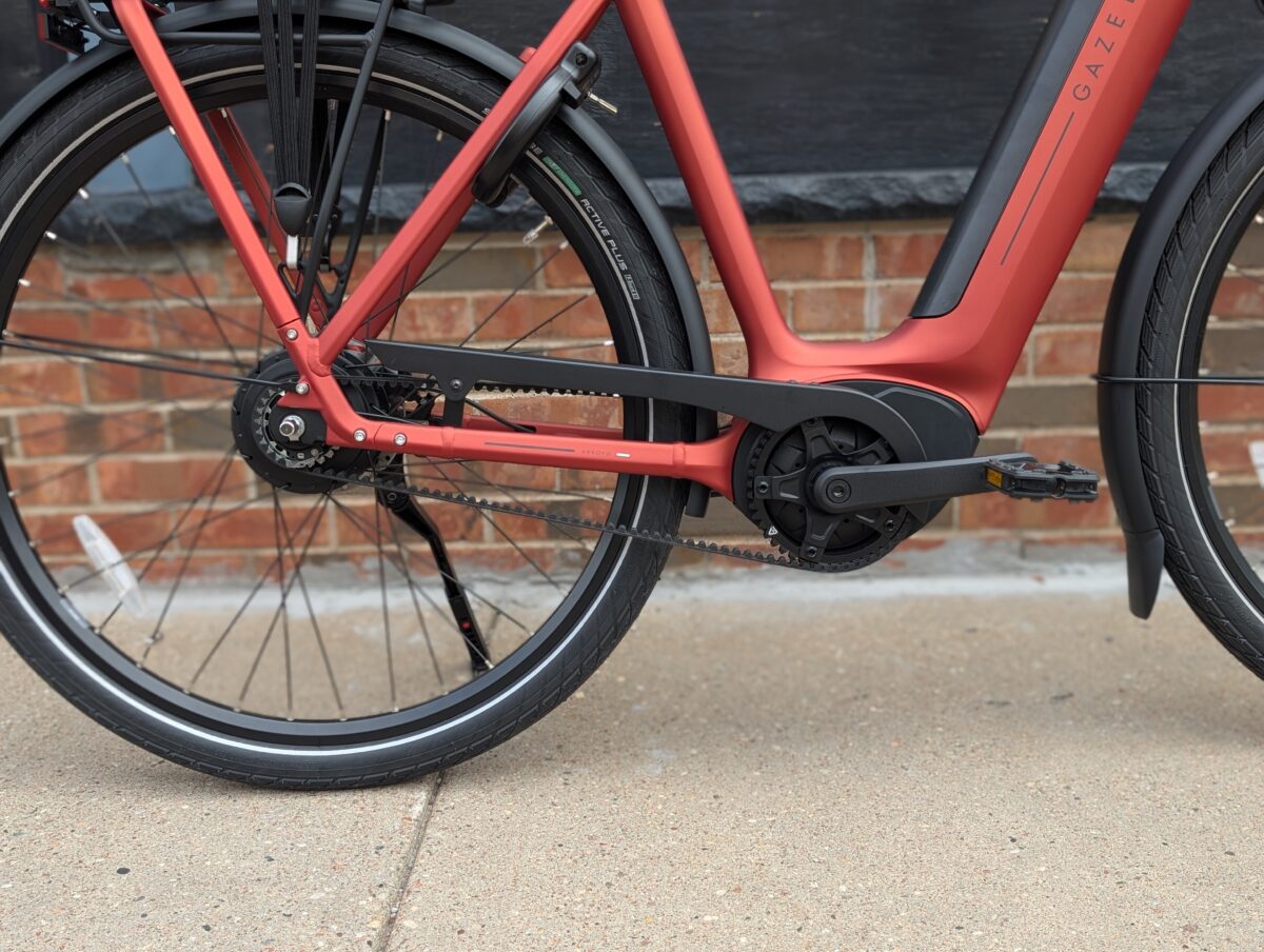 Gates carbon belt drive on the Gazelle Arroyo C380 Elite