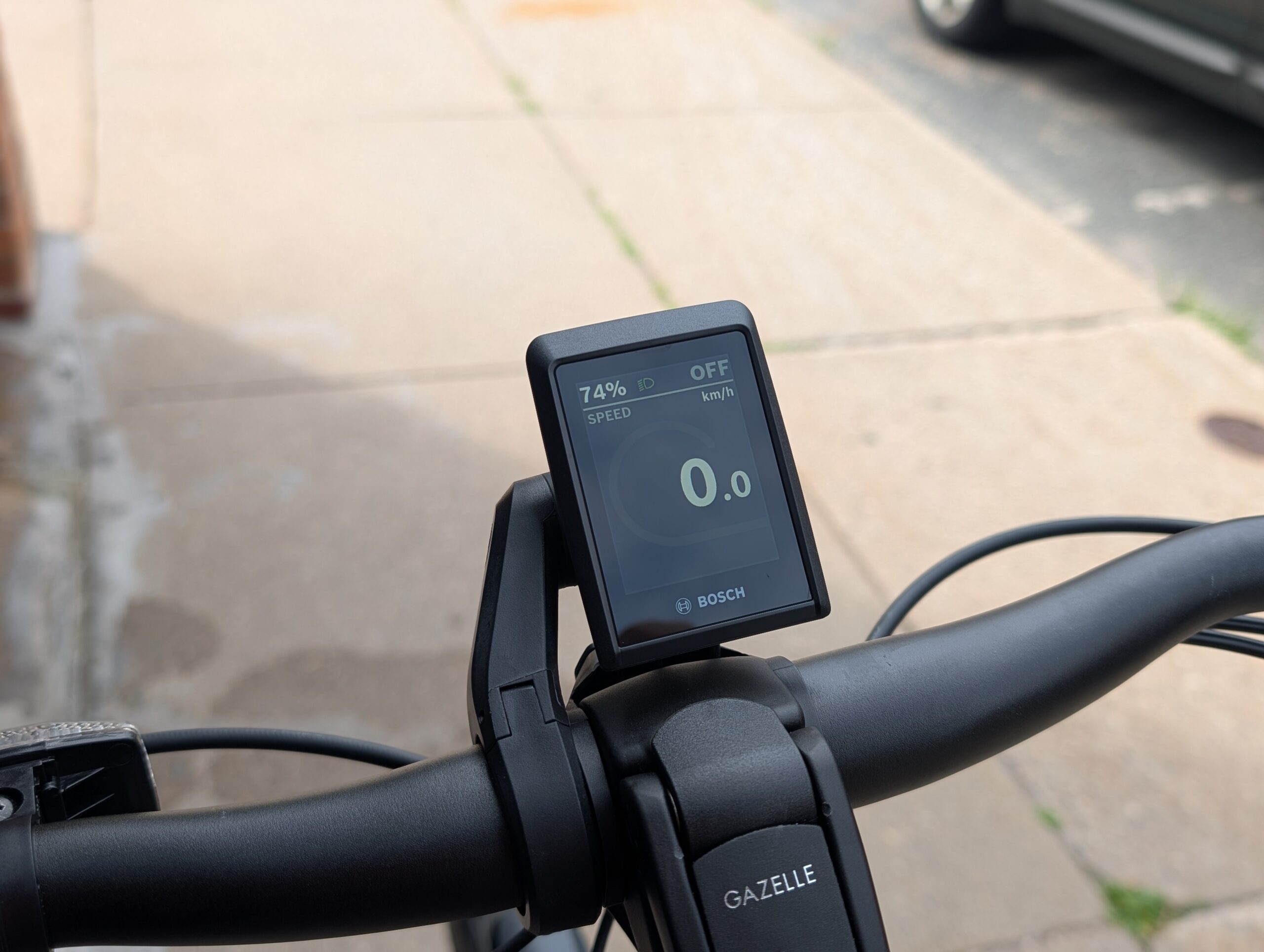 Bosch Kiox 300 display on the Gazelle Arroyo C380 Elite