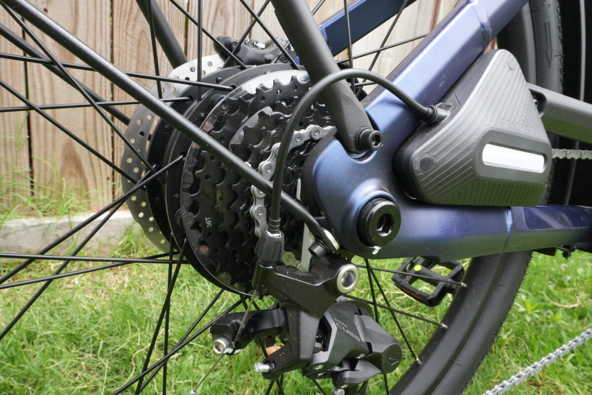 11 to 39 tooth cassette on the Segway Myon.