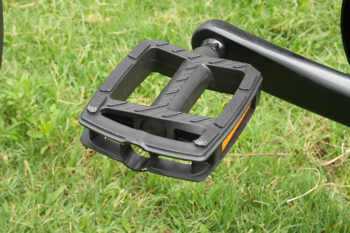 Plastic platform pedal on the Segway Myon.