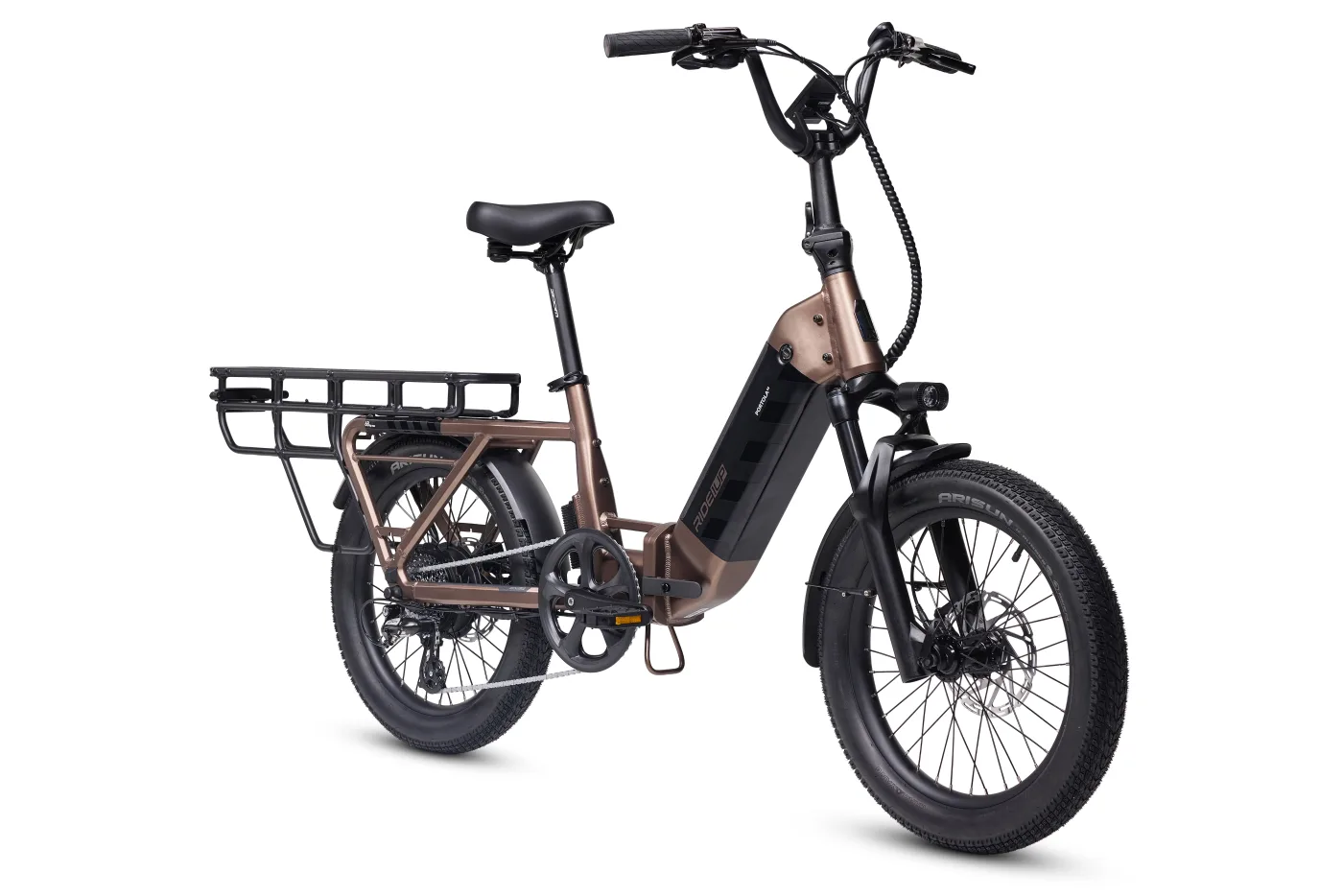 Ride1Up Portola 02 fitted with the optional Extendable Cargo Rack