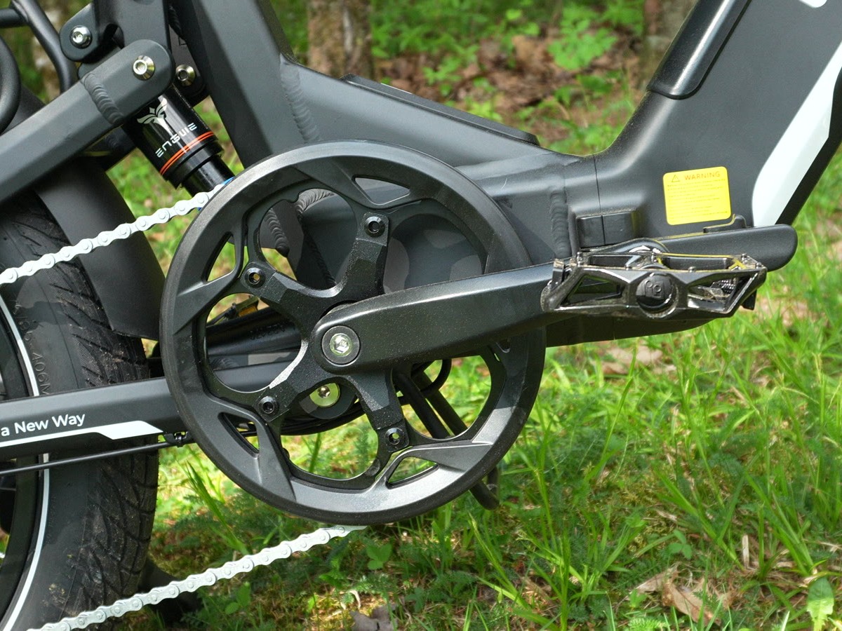 Engwe L20 3.0 52T chainring and crankset