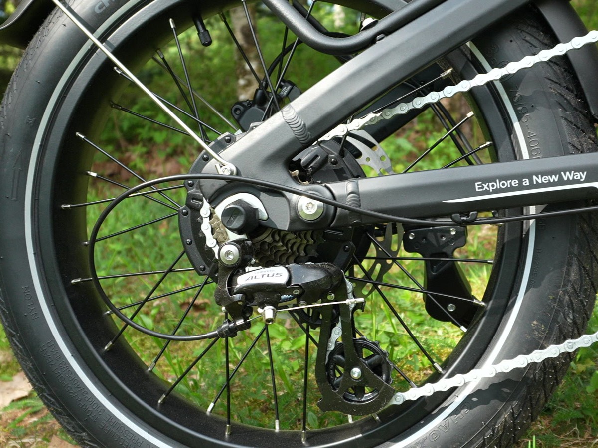 Engwe L20 3.0 Shimano Altus rear derailleur