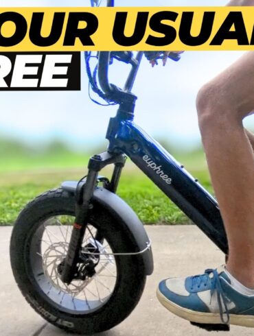 Euphree Cosmic Jay utility ebike in Royal Blue