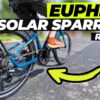 Euphree Solar Sparrow chain drive ebike in Riviera Blue