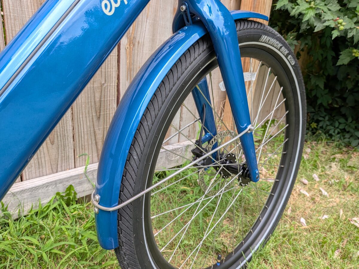 Front paint matched fender on the Euphree Solar Sparrow